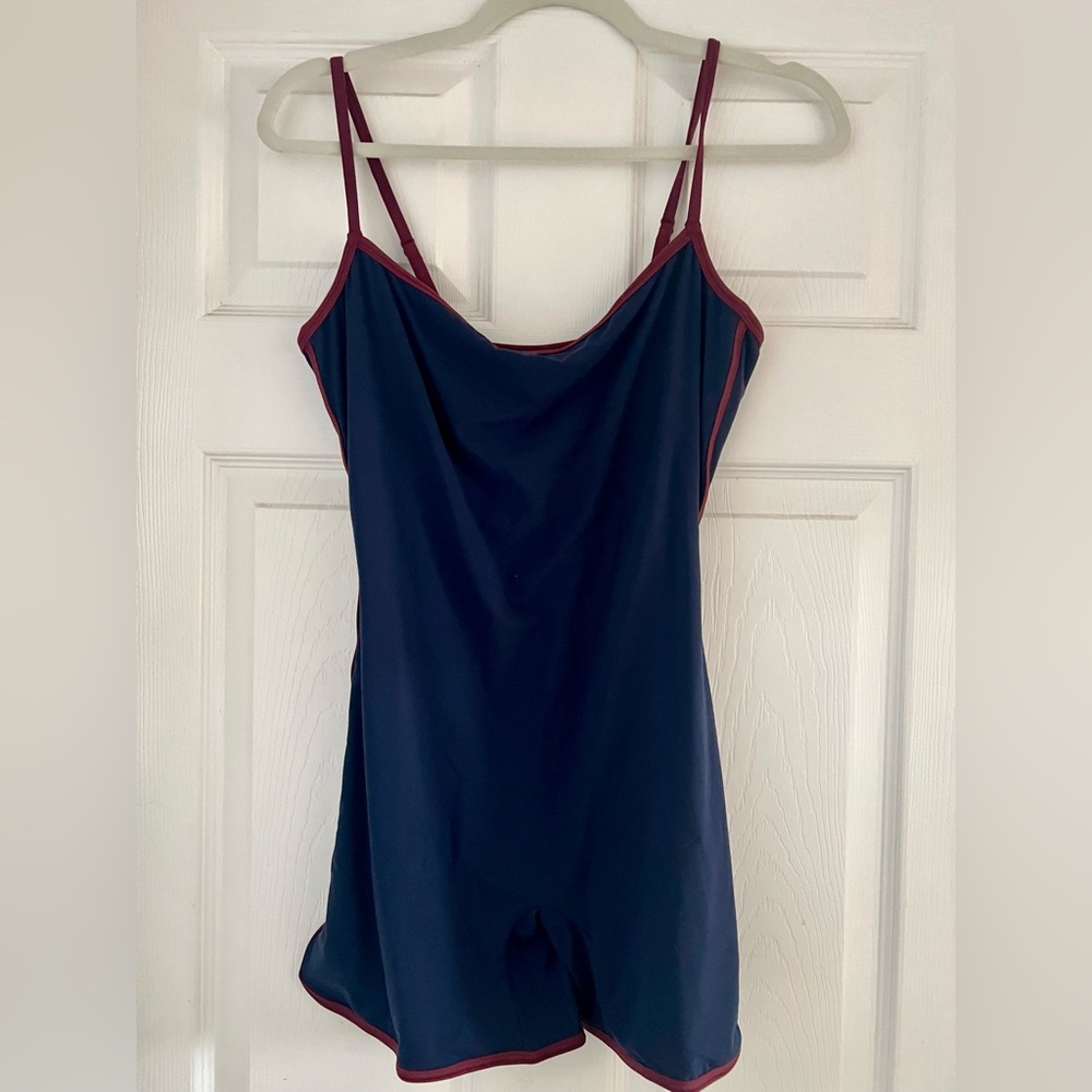 NWOT Skims Onsie Blue with Red Trim/Xl